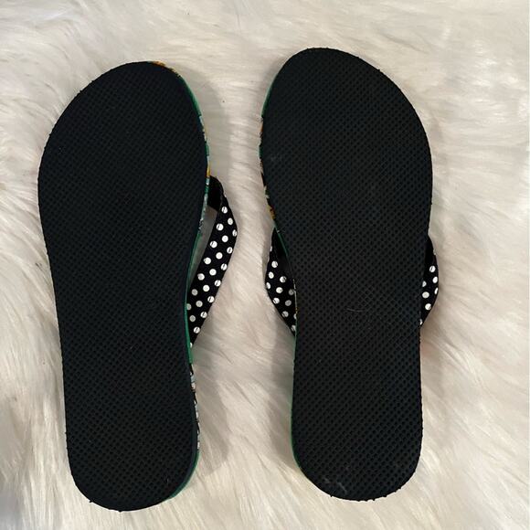 NEW J. Crew Grosgrain Ribbon Classic Polka Dot Tropical Fish Flip Flop Sandals 6 - Picture 11 of 12